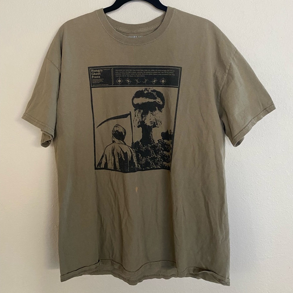 Grim Reaper Green Graphic Tee